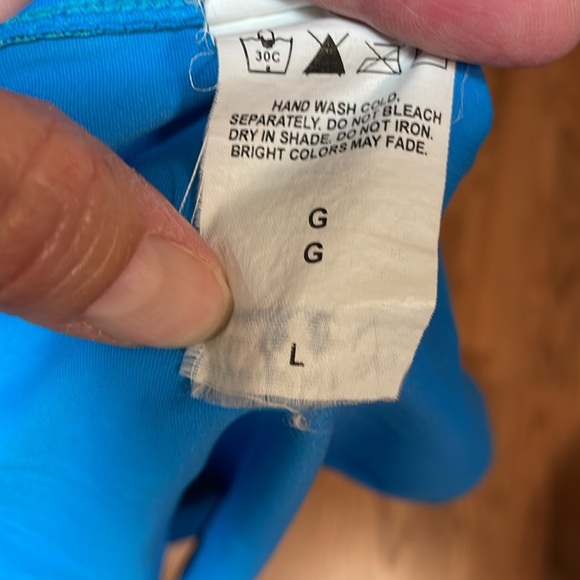 Jag Blue Swim Skirt, Large - Picture 7 of 7